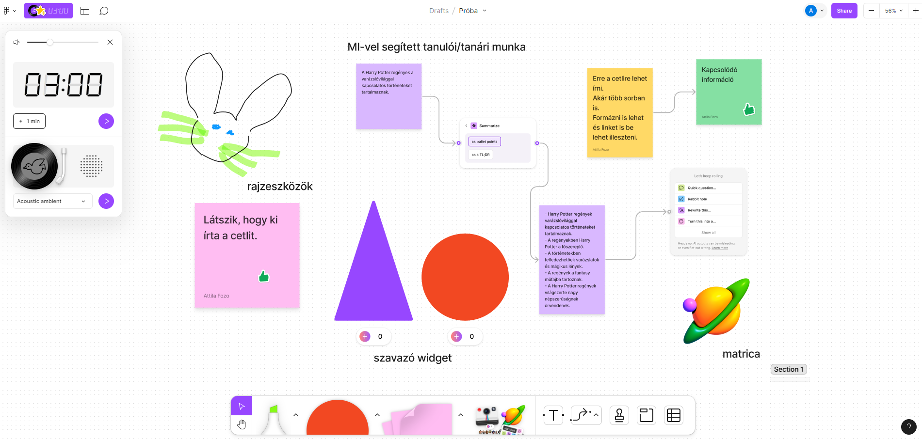 Jamboard-alternatívák 4 FigJam