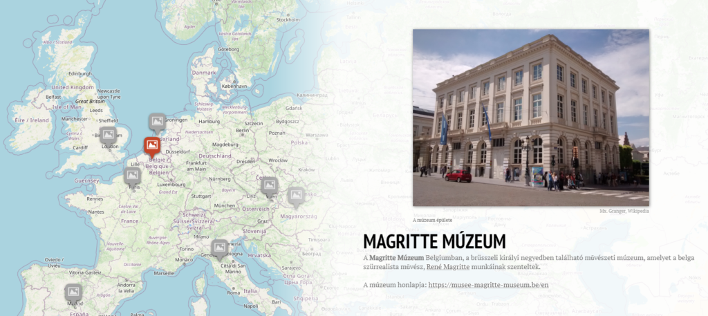 StoryMapJS előnézet